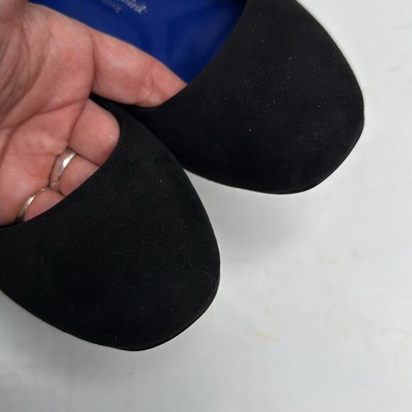 Antonia Saint NY All Day Night Block Heel Pumps Black Suede Shoes S-331 Sz 9 - Picture 7 of 9